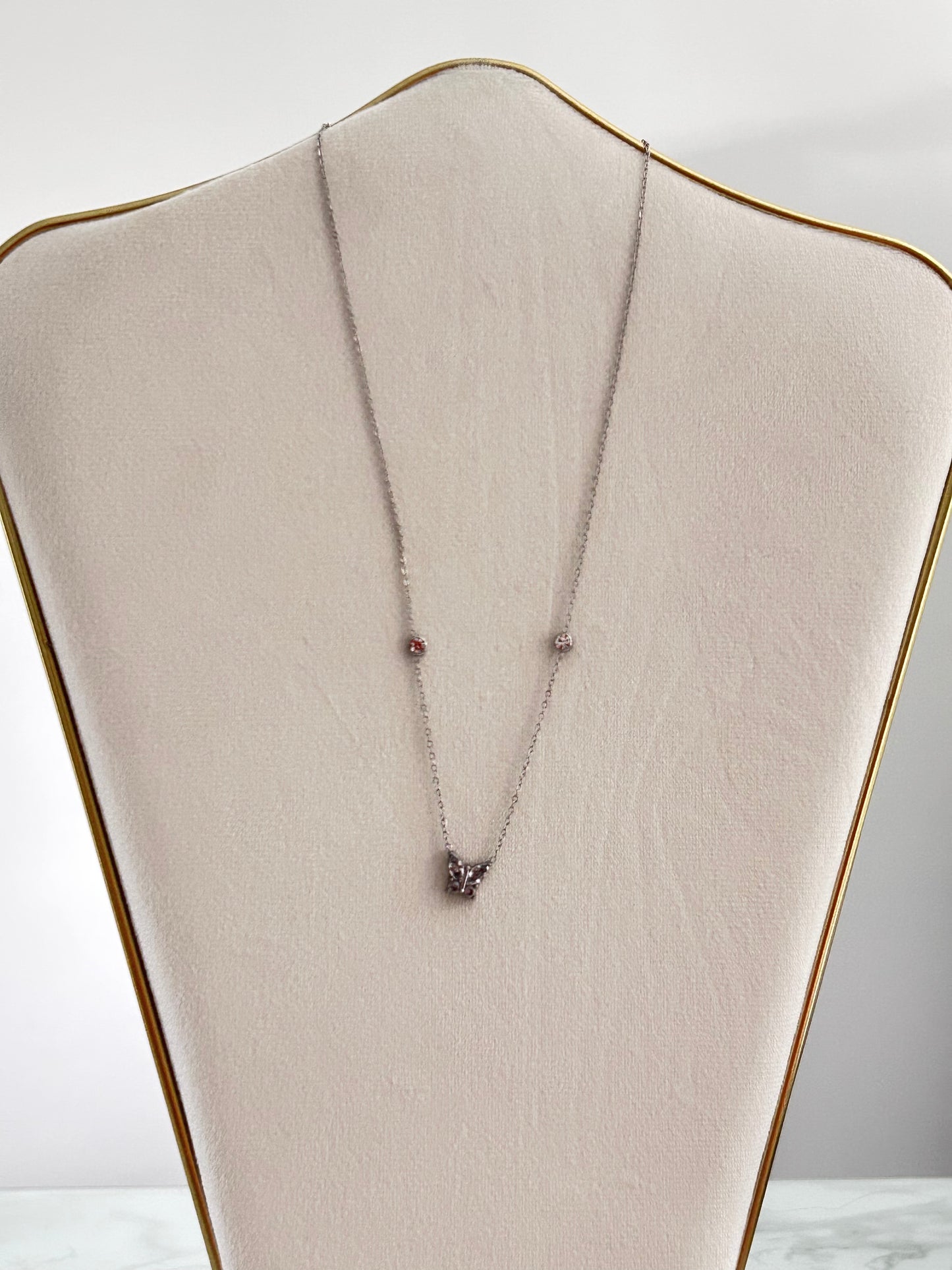 Collier "Bella" argentée