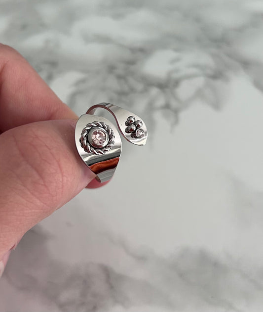 Bague "Léa" argentée