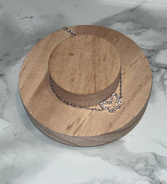 Bracelet "Agathe" argentée